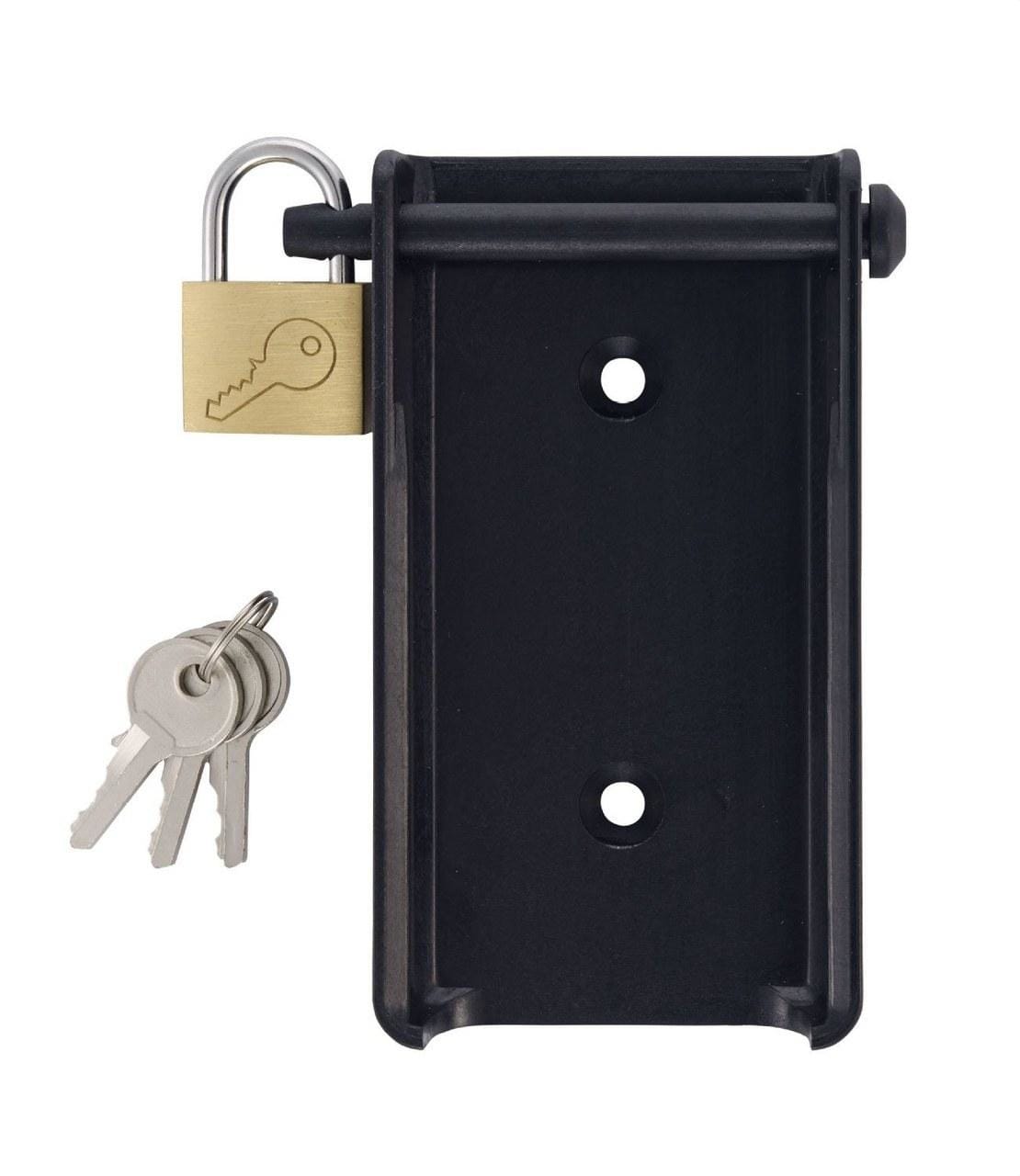 TESTO - Soporte mural con candado para TESTO 175 negro