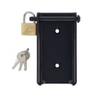 TESTO - Soporte mural con candado para TESTO 175 negro