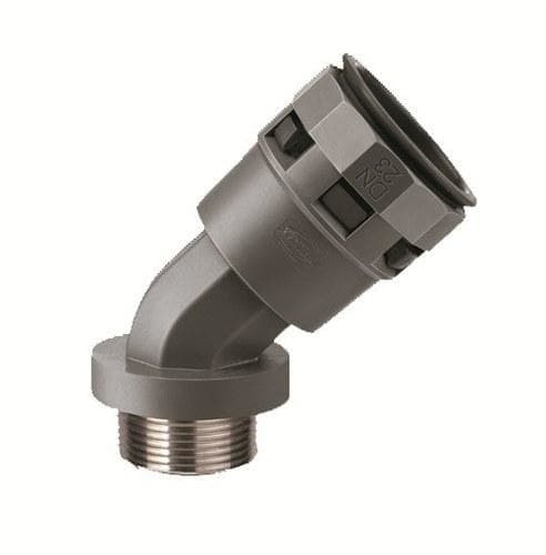 INTERFLEX - Racor 45° poliamida LTCM-M DN12 M16x1.5 gris