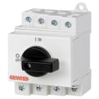 GEWISS - Interruptor de maniobra seccionador 2P 32A 1000V con 3,5 módulos