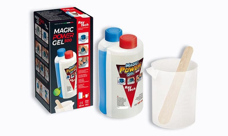 ANGUILA - Gel aislante bicomponente MAGIC POWER GEL botella bicompartimentada 2x500cc