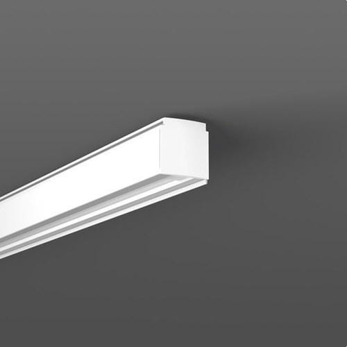 RZB - Pieza terminal para carril trifásico blanco
