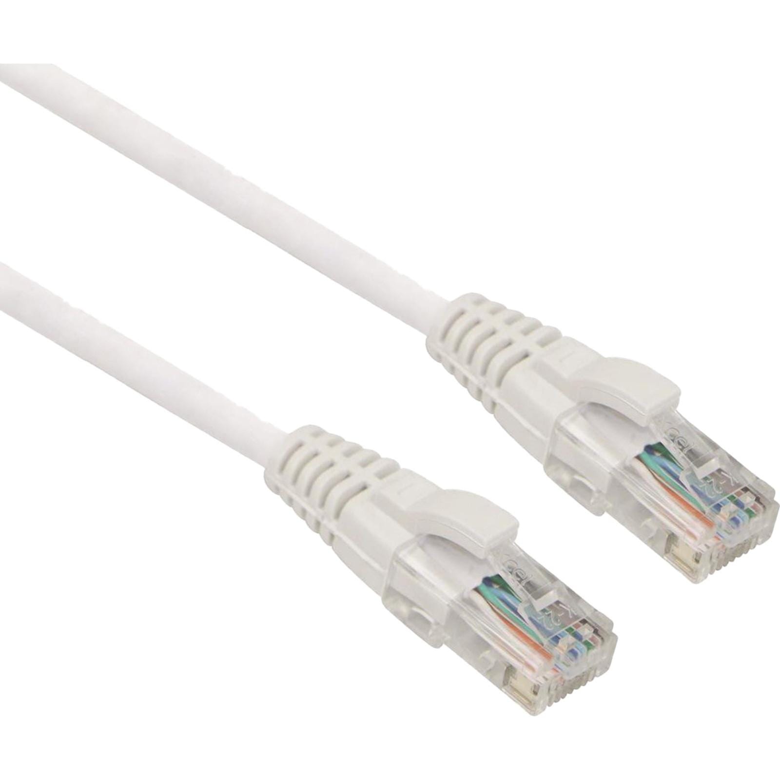 EXCEL - EXCEL CAT6 0.5M UUTP LSOH PATCH LEAD WHITE PK10
