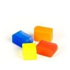 TSL - Tapa lateral sin pasacable naranja para Silicone Color S0715