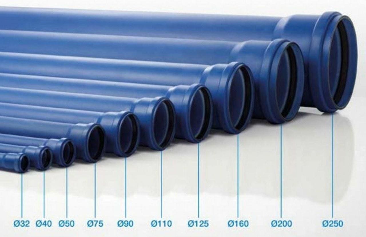 ITALSAN - Tubo 1 boca HTEM polipropileno diámetro 40 2000mm