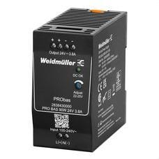 WEIDMULLER - FTE ALIM DIN PRO BAS 90W 24V 3.8A 22-25V 100-240V