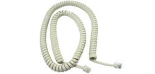 FONESTAR - Cable plano rizado 4 contactos Mini 4,5m marfil