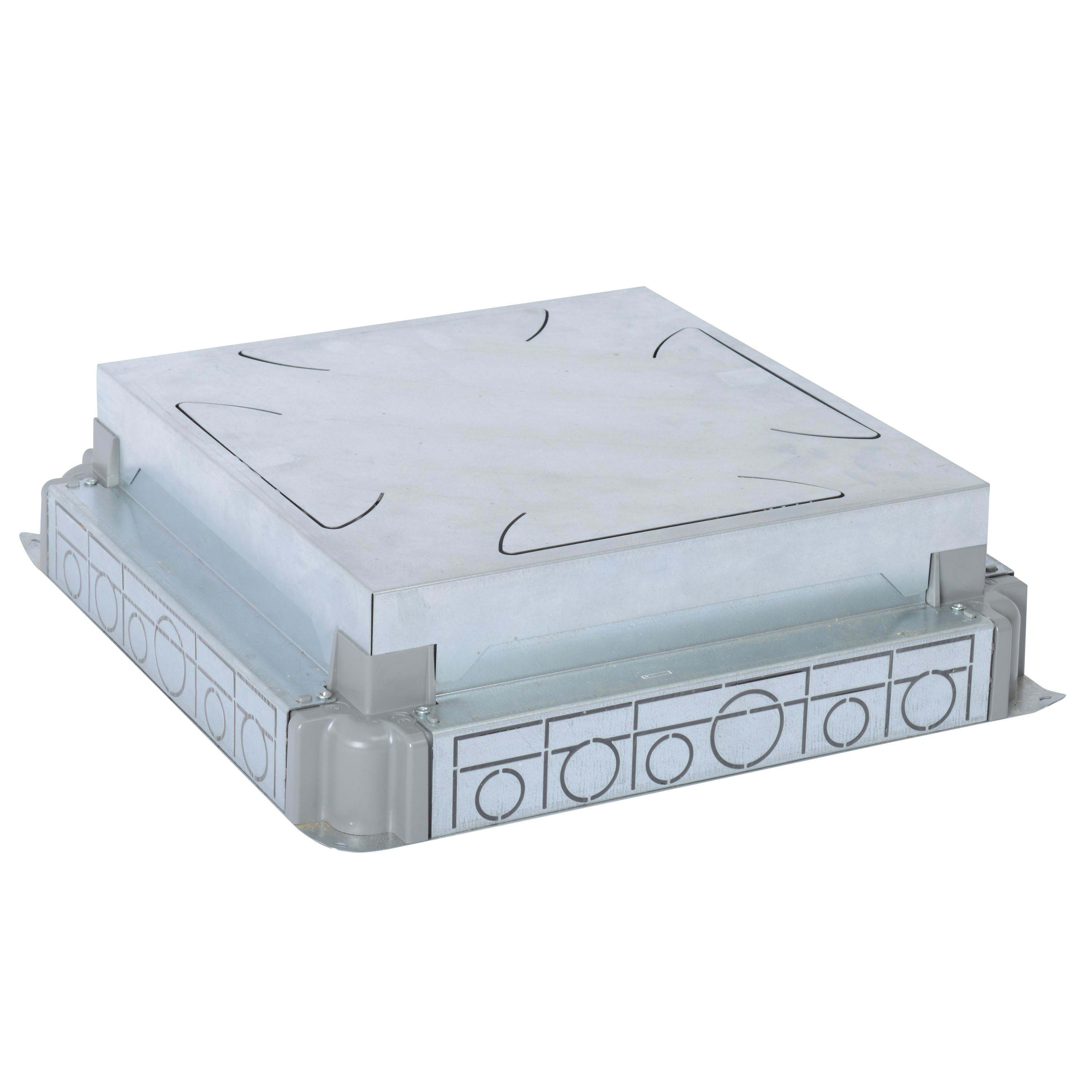LEGRAND - Cubeta autoajustable caja suelo rectangular y sin marco- suelos pavimento-16/24m