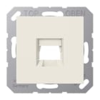 JUNG - Placa modular Jack-Radiall 1 toma A blanco
