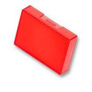 OMRON - CABEZA PULSADOR RECTANGULAR I65 ROJO