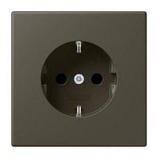 JUNG - Enchufe Schuko® con bornes de tornillo sin garras LC32140 tono natural 31