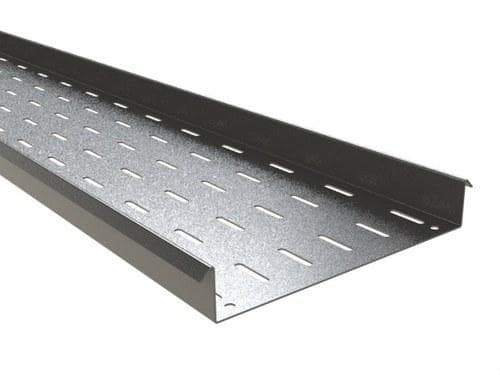 BASORTRAY - Bandeja perforada OMEL 100x30x2mm 2M galvanizado en caliente (GC85)