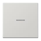 JUNG - Tecla pulsador simple con visor LS gris claro