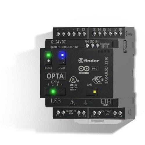 FINDER - RL.LÓGICO PROGR.LOGIC RELAY OPTA ADVANCED 8A,8 E.DIGITALES/ANALÓGICAS,4 SAL