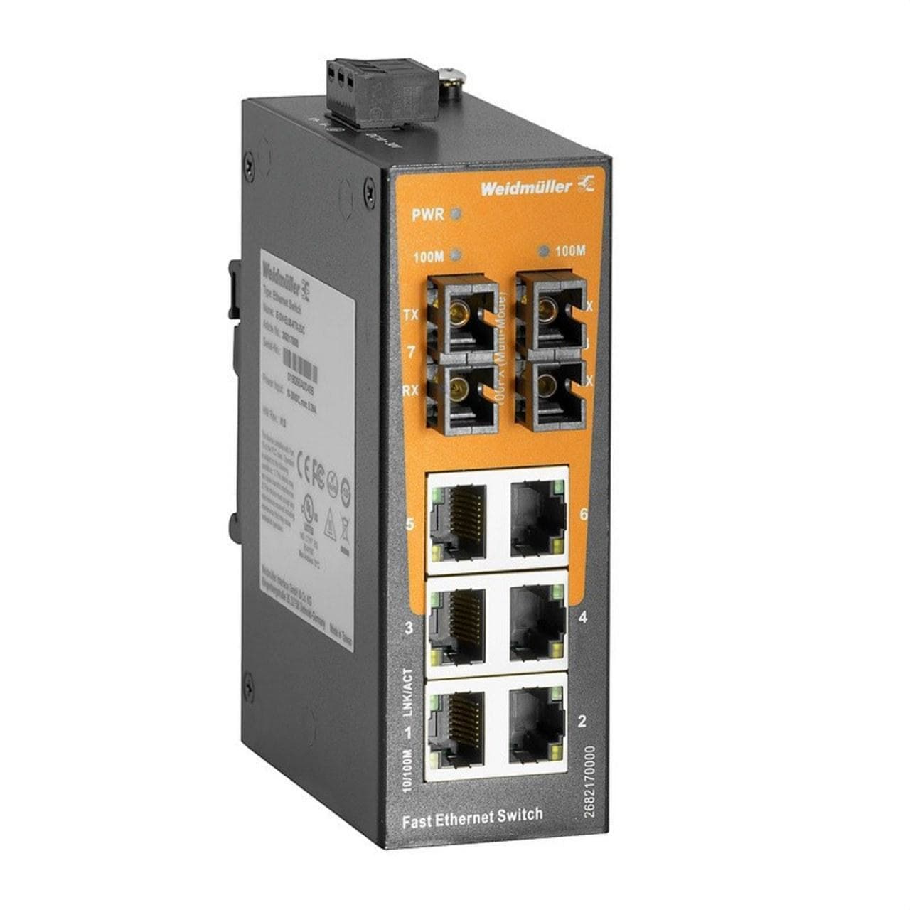 WEIDMULLER - Interruptor Ethernet activo gestionado IE-SW-EL08-6TX-2SC