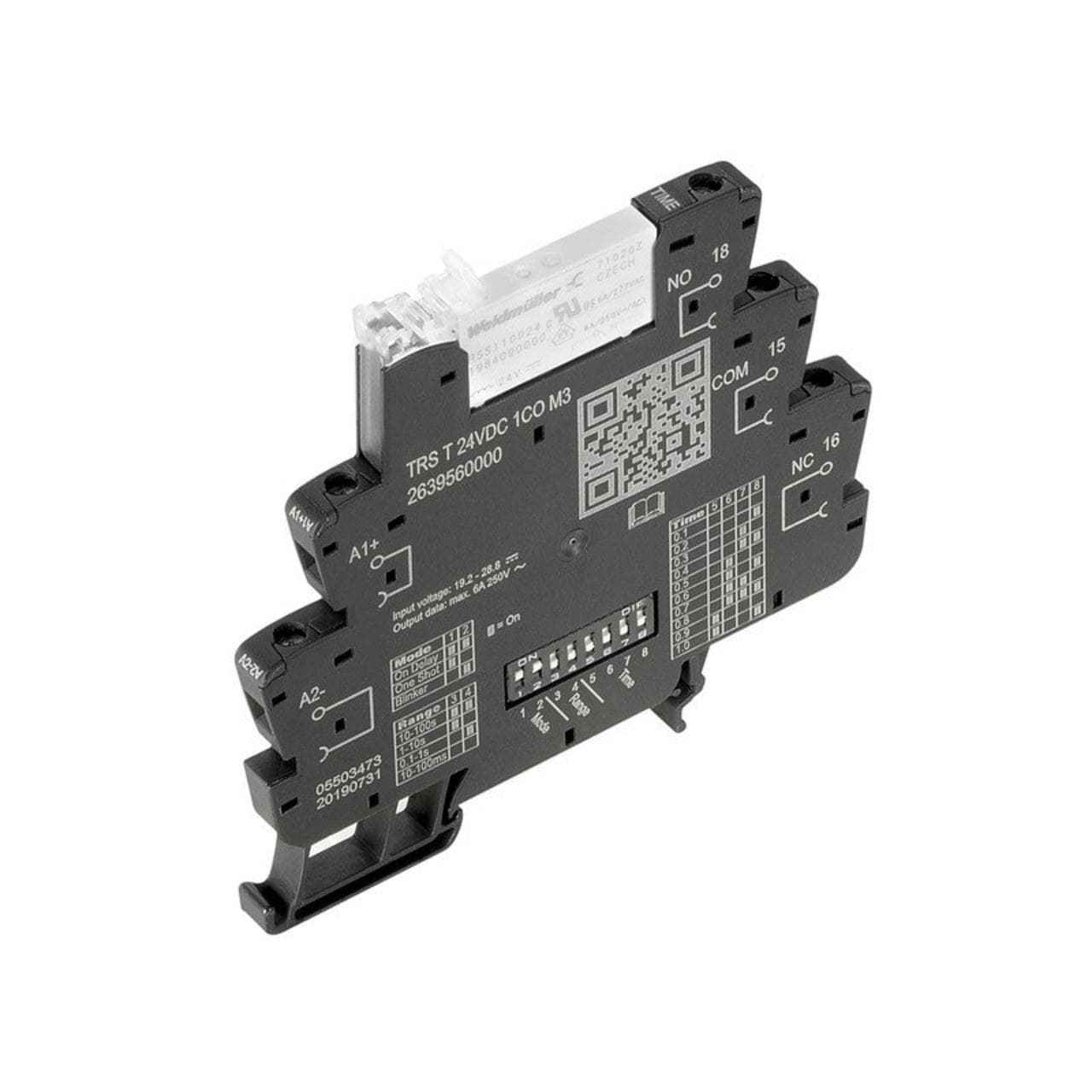 WEIDMULLER - Relé temporizador multifunción TRS T 24VDC 1CO M3 TERMSERIES