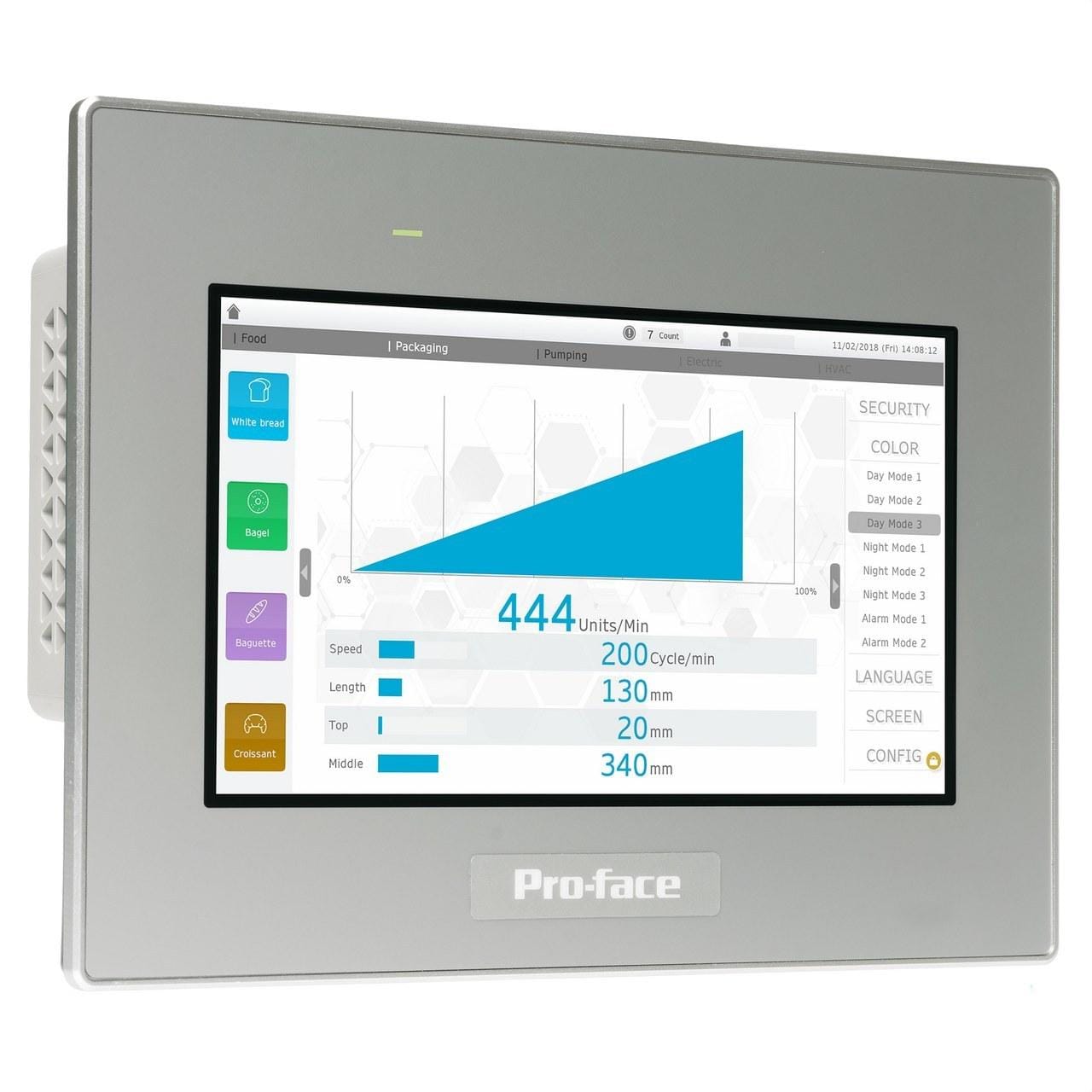 Schneider Electric - Terminal HMI 7"W básico BLUE