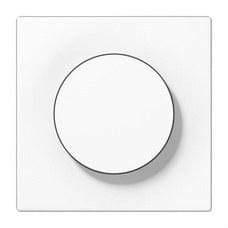 JUNG - Placa botón giratorio Serie LS blanco alpino