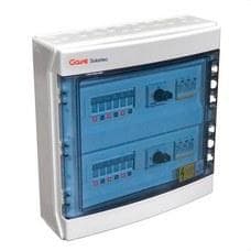 GAVE - CAJA CONEXIÓN 1000VDC 2 MPPT (3 STRING X MPPT) FUS 15A SECCIONADOR 16A + PST-II (6 ENT./6 SAL.) SALIDAS INDIVIDUALES