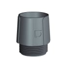 PEMSA - Racor P recto de poliamida para montaje de tubos flexibles, M50(DN36). En color Gris RAL 7001.