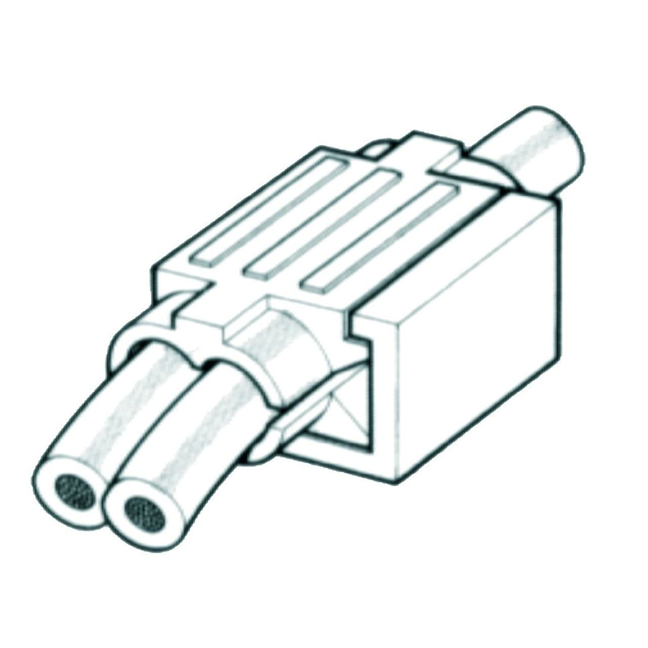 INTERFLEX - Conector rápido aislado 0,5x1,5 con polipropileno