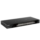 D-LINK - 20 PORTS GE POE + 4 PORTS 2.5 GE POE + 2 10GE PORTS + 2 SFP+ SMART MANAGED SWITCH