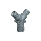 PEMSA - Derivación Y enchufable para la bifurcación de tubos flexibles de la gama Pemsaflex®, DN12x10x10 en color Gris RAL 7011.