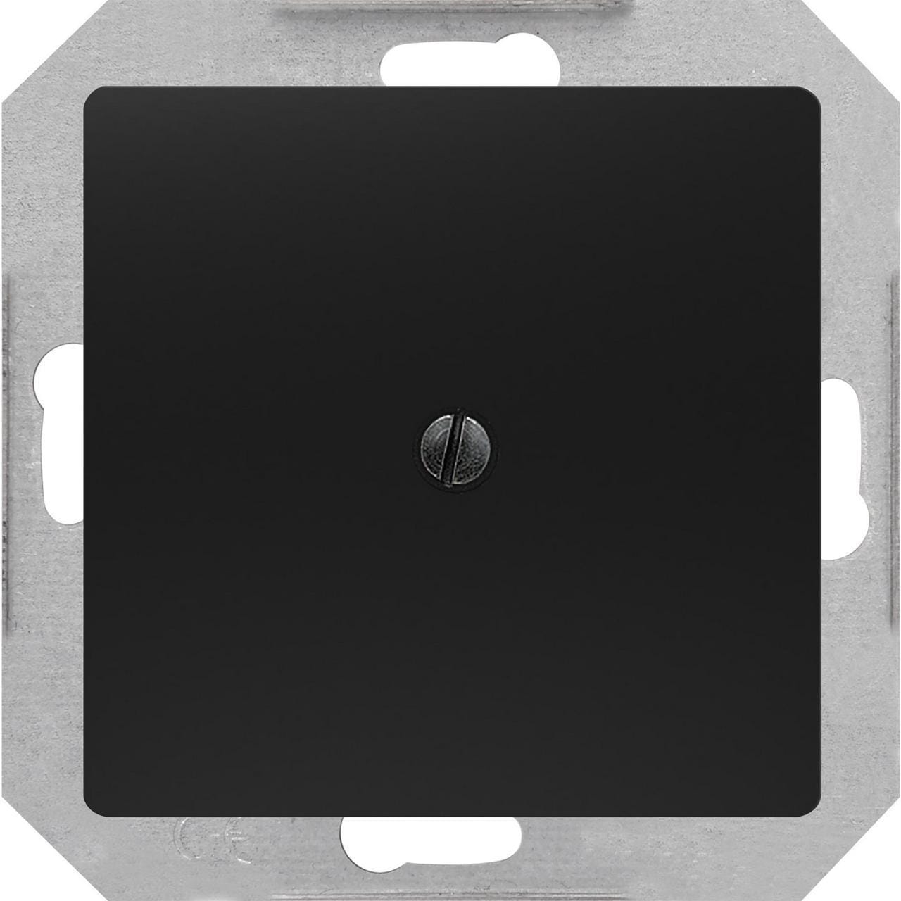 BJC - Placa ciega MIRO negro mate