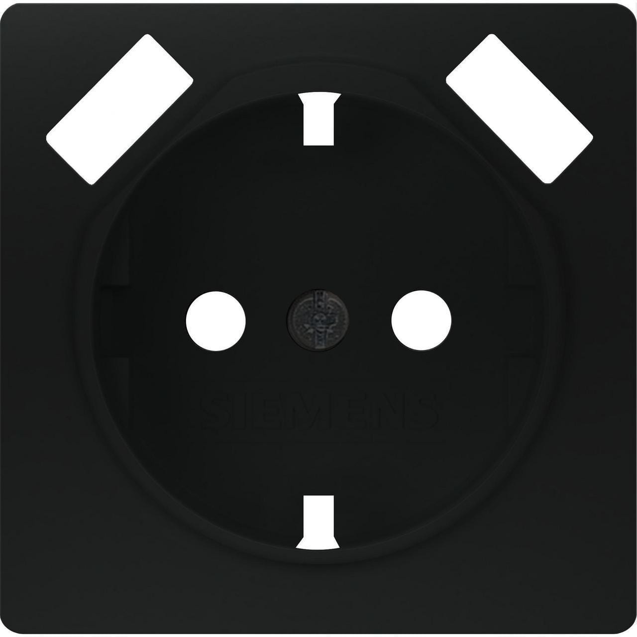 BJC - Tapa Schuko + USB MIRO negro mate