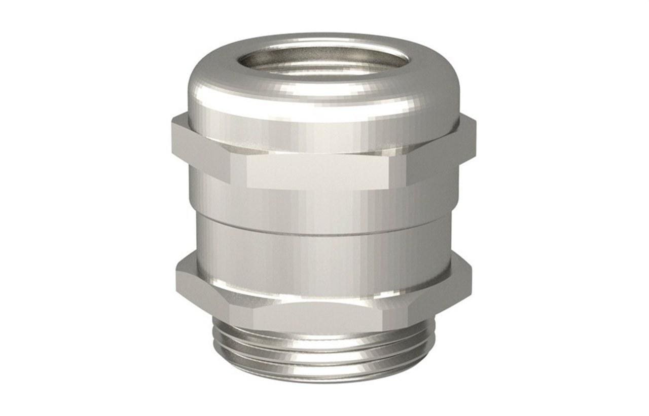 PEMSA - Prensaestopas metálico IRIS-M, M16, cables 4/8 mm para aplicaciones generales en latón niquelado.