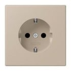 JUNG - Enchufe Schuko® con protección LC32142 tono natural claro