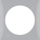 HAGER - Marco con 1 elemento Integro brillo gris