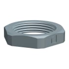 PEMSA - Tuerca de poliamida TCP para conexión de racores o elementos roscados, PG 7 en color Gris RAL 7001.