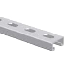PEMSA - Rail metálico 41x21x2.5 mm para estructuras de soporte de bandejas, en acero, acabado sendzimir PG.