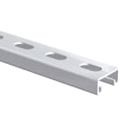 PEMSA - Rail metálico 41x21x2.5 mm para estructuras de soporte de bandejas, en acero, acabado galvanizado caliente GC.