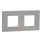 Schneider Electric - Marco 2 elementos Deco aluminio