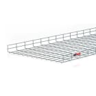 PEMSA - Bandeja de rejilla Rejiband altura 60 mm y ancho 600 mm con borde de seguridad, en acero, acabado electrocincado EZ
