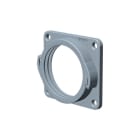 PEMSA - Racor recto con anillo de fijación a superficie para tubos flexibles Macroflex®, DN70 en color Gris RAL 7011.