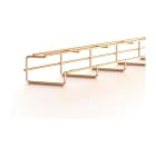 PEMSA - Bandeja metálica de rejilla Rejitech® de altura 60 mm para falsos techos, ancho 100 mm, en acero, acabado bicromatado BYCRO