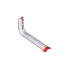 PEMSA - Soporte omega universal SPLUS para bandejas Rejiband® y Pemsaband® de 100 mm de ancho, montaje pared/techo, en acero inoxidable AISI 304.