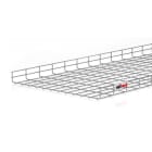 PEMSA - Bandeja de rejilla Rejiband altura 60 mm y ancho 600 mm con borde de seguridad, en acero, acabado galvanizado caliente GC