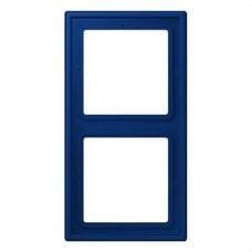 JUNG - Marco doble LC4320T azul ultramar oscuro