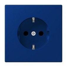 JUNG - Enchufe Schuko® con protección LC4320T azul ultramar oscuro