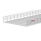 PEMSA - Bandeja de rejilla Rejiband altura 100 mm y ancho 600 mm con borde de seguridad, en acero, acabado galvanizado caliente GC