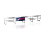 PEMSA - Bandeja de rejilla Rejiband altura 60 mm y ancho 60 mm con borde de seguridad, en acero inoxidable AISI 304