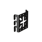 PEMSA - Mini soporte metálico para montaje a pared de las bandejas Rejiband®, en acero, acabado BLACK C8