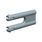 PEMSA - Clip Unión de soportes tubo en poliamida 6 autoextinguible para tubos flexibles de la gama Pemsaflex® en color Gris RAL 7011.