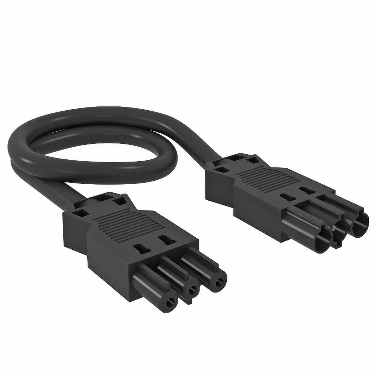 OBO BETTERMANN - Cable conexión 3x2,5mm 1000mm negro