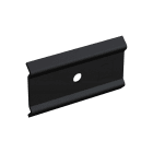 PEMSA - Placa de unión lateral para tramos de bandeja de rejilla, en acero, acabado BLACK C8
