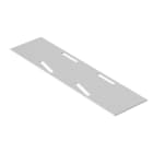 PEMSA - Unión central para tramos de bandeja de chapa Pemsaband® e Inducanal®, ancho 300 mm, en acero, acabado sendzimir PG